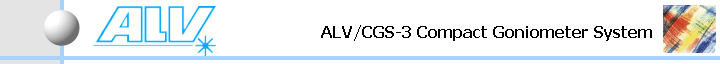 ALV/CGS-3 Compact Goniometer System